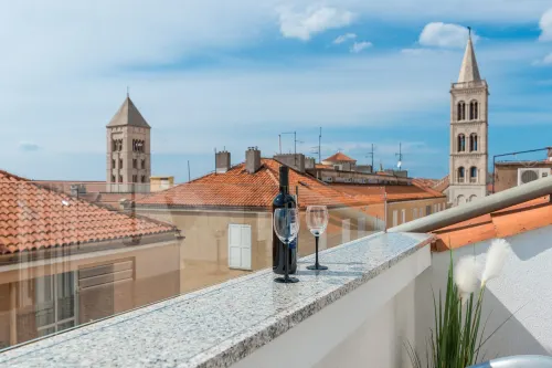 Old town apartment with balcony