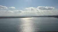 Ocean view with beautiful sunset
