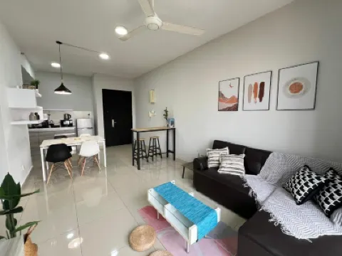 RiverView 8Pax 2Br in KBtown PS4, Netflix A-1-12 Hotel di 