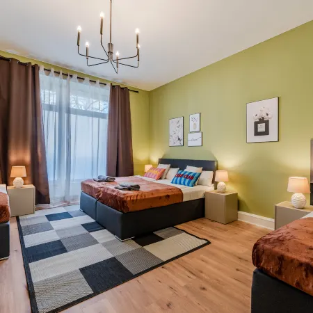 Modern Suite near Messe Berlin 8 Guests 2 Bathroom