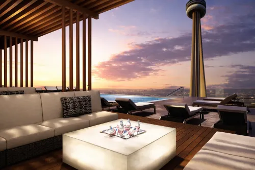 Skyline Suites - Walk to MTCC, ACC, Rogers Centre & Entertainment District - Kolam Atas Bumbung