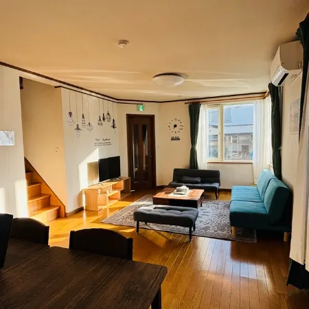2-floor house with garden
