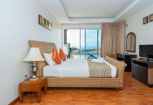 힐사이드 씨뷰 레지던스에서 바라본 바다 전망