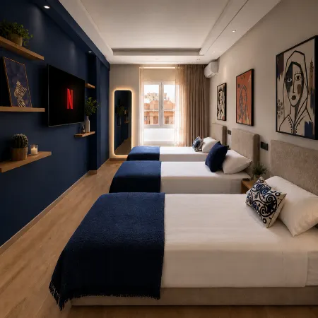 Luxury flat in heart of Marrakech with PS5 & home theater