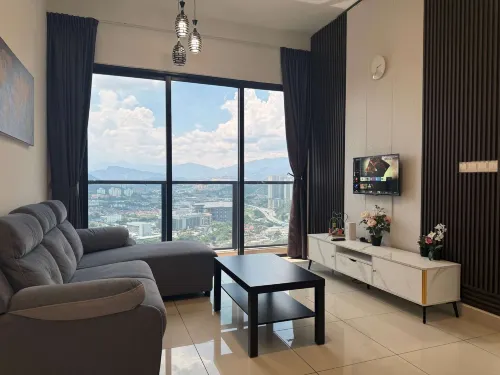 Stylish Modern Apartment in Astoria Ampang Near KL - balcón
