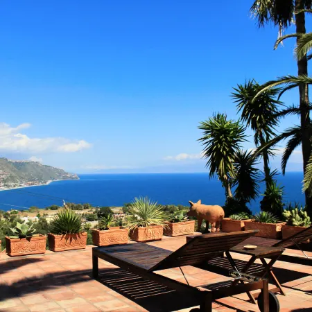 VILLA LOU TAORMINA Private Villa Sea View Pool