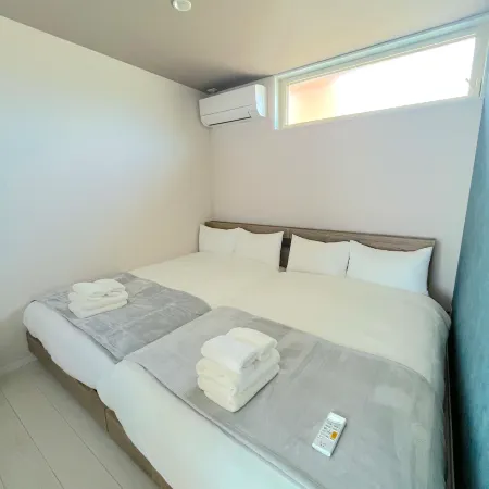 Newly built! Bleu de Itoshima Building 3: Itoshima sea breeze, BBQ, hot tub, sauna, up to 10 guests