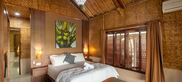 3BR Pool & Mountain View Modern Bamboo - Family Only Hotels in Cimenyan