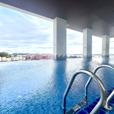 GoldenSands-3Pax Near JBTown l Nordic Minimalist 리도 해변 주변 호텔