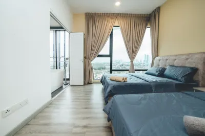 Mosaic Sandy Sweet 3BR 8pax w Bathtub Hotels in Plentong