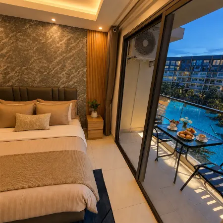 Laguna beach resort 2 Jomtien beach - Pool view apartment in Pattaya