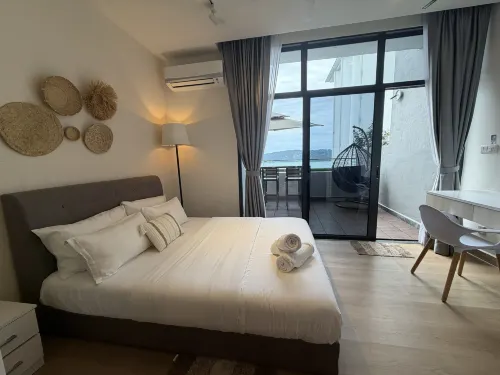 The Shore Kota Kinabalu | High Floor Sea View Studio with Spacious Balcony in City Centre