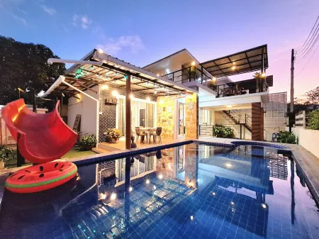 Plus2 Hua-Hin Private Pool Villa from beach 3 km Отели рядом с Аэропорт Хуахин