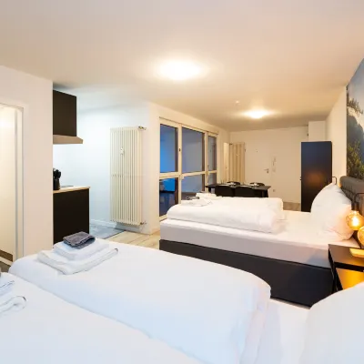 Modern apartments in the city centre ユリウス・マクシミリアン大学ヴュルツブルク周辺のホテル