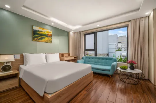 Happy House Hotel & Apartment Отели рядом с достопримечательностью «My Khe Pagoda»