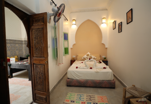 Riad Safran Rouge 객실