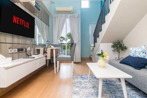 Studio Loft at Akasa Pure Living near The Breeze - balcony