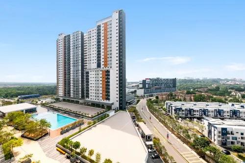 KLIA Alanis Residence by Avery 【Drive 10-minute to KL-INTERNATIONAL AIRPORT】+【24-hour open】 - مسبح على السطح