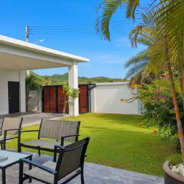 Modern pool villa nature garden and beach Pak Nam Pran - hua hin