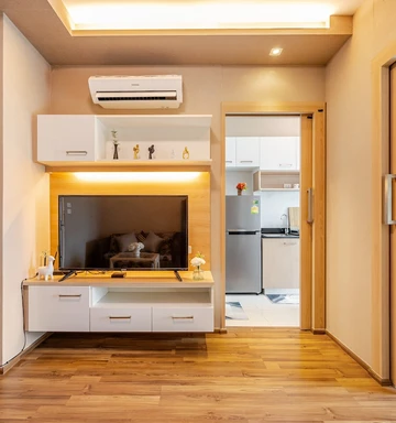 รูปภาพของคอนโดเทรเชอร์ ห้องดีลักซ์ ห้อง 715 - 1 ห้องนอน วิวเมือง เข้าซูเปอร์มาร์เก็ต Big-C ได้ ใกล้เซ็นทรัลเฟสติวัล