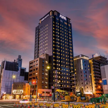 APA Hotel Shinagawa Sengakuji-Ekimae Отели рядом с достопримечательностью «Сад Хаппоэн»