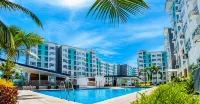 Davao Condo 2BR at Seawind with Fast Wifi, Netflix, Near Airport & Samal Ferry - バルコニー