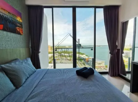 PD D’Wharf Amazing Seaview Suite 9 (Up to 6 Pax) Hotels near PD Waterfront Beach