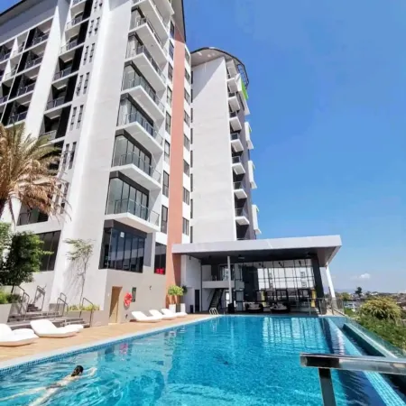 SoulHealingPlace Galacity 2BR 2Bed Apartment