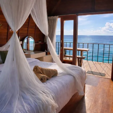 Suwehan Cliff Cottage with Hammock Nusa Penida Отели рядом с достопримечательностью «Обзорная площадка Пулау-Серибу»