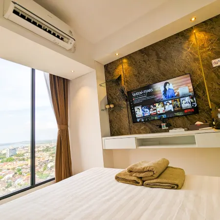 S&D 2103 studio for 3 pax w/ netflix, pool, gym @Pollux