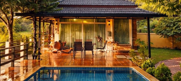 The moonlight at Chan Homestay Hotels in Chanthaburi City