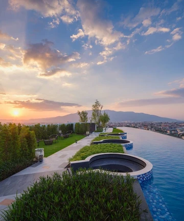 รูปภาพของBright &New Cozy 2BR Astra Sky River rooftop pool