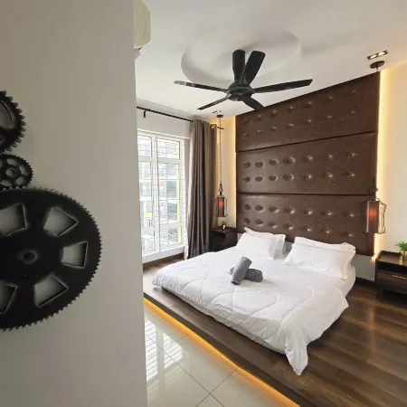 steam punk homestay@2parkng@5people@2rooms@wifi