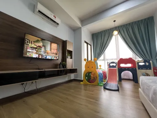 Melaka Bali Residence Pool Sea View Kids Playroom by BeeStay