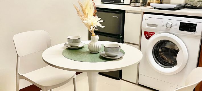 Minimalist Studio-Type Condo Unit at Saekyung Marigondon Hotel di Cebu