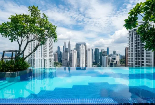 Majestic Residence near KLCC Quill City Room 2 Отели рядом с достопримечательностью «Kuala Lumpur Metropolitan University College»