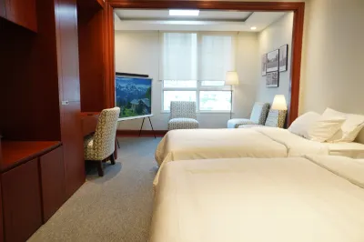 Manor Studio near CBD, 2 Twin Beds view Landmark81 โรงแรมใกล้อาคารแลนด์มาร์ค 81