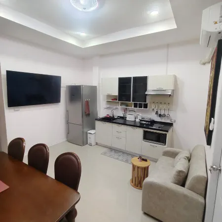 Separate luxurious 2 BR house with swimming pool.
