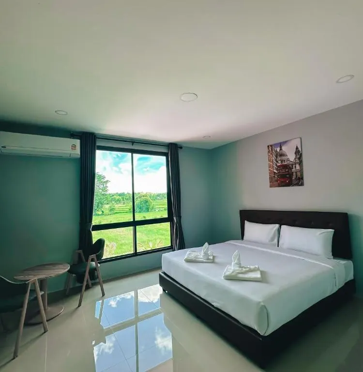 ห้องเตียงเดี่ยววิวสวน