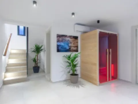 Seafront villa Kupinica with private indoor Pool Hotels in Vinisce