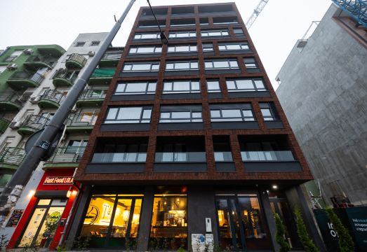 현대적인 객실 인테리어