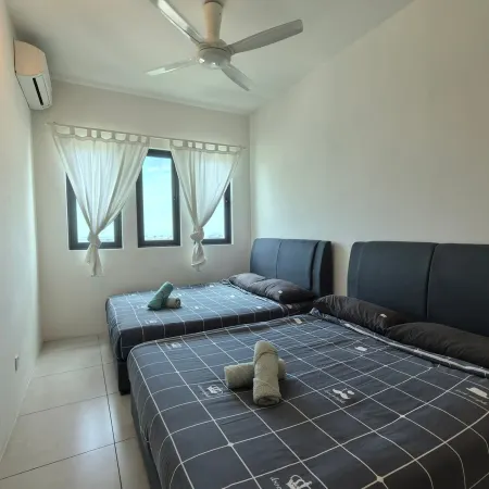 Meritus Comfy 3 Bedroom with 8 Pax by Moowin