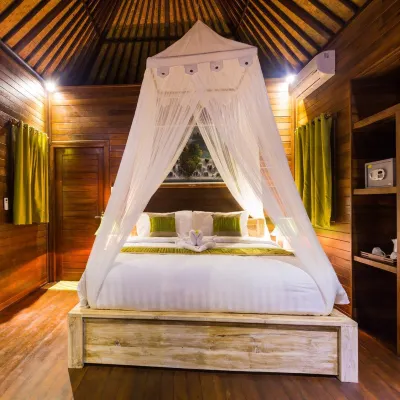 Island Cabanas Nusa Lembongan 蘑菇湾附近的飯店