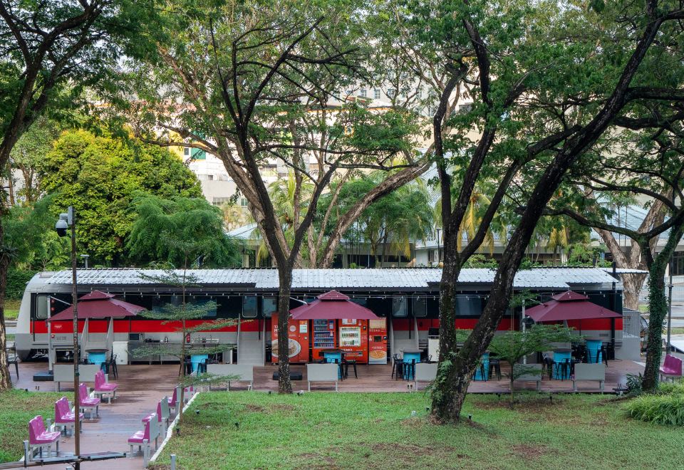 Train Pod의 모던한 실내 디자인 컨셉 이미지