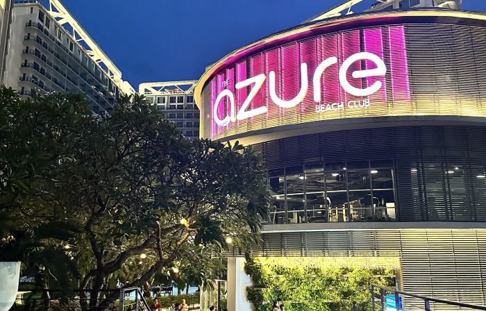 We Vibe, Azure Urban Resort Residences with man-made beach