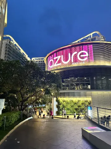 We Vibe, Azure Urban Resort Residences with man-made beach