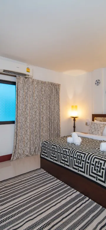 ห้องเตียงคิงไซส์พร้อมห้องน้ำส่วนตัว