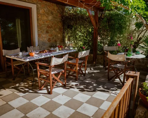 A Luxury Traditional Seafront Villa with amazing ambience and view in 15acre Olive Groove Hotels in Mytilene