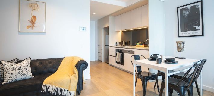 1B1B Condo with Bay &River Views Hoteles en Docklands