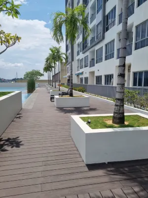 Near Ferry Terminal. COZY Studio Condo With Swimming Pool. 1120